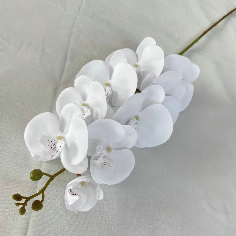 38" Artificial Butterfly Orchid Bouquet Bulk – 9-Head Faux Phalaenopsis Orchids