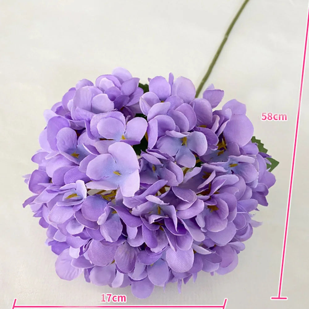 10PCS Artificial Hydrangea Flowers Bouquet – Silk Bulk Artificial Hydrangea Stems