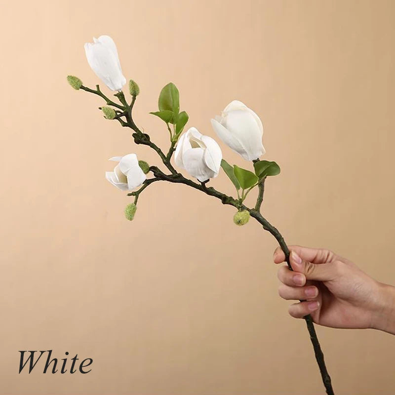Artificial Magnolia Branch – Silk Artificial Flower Stems
