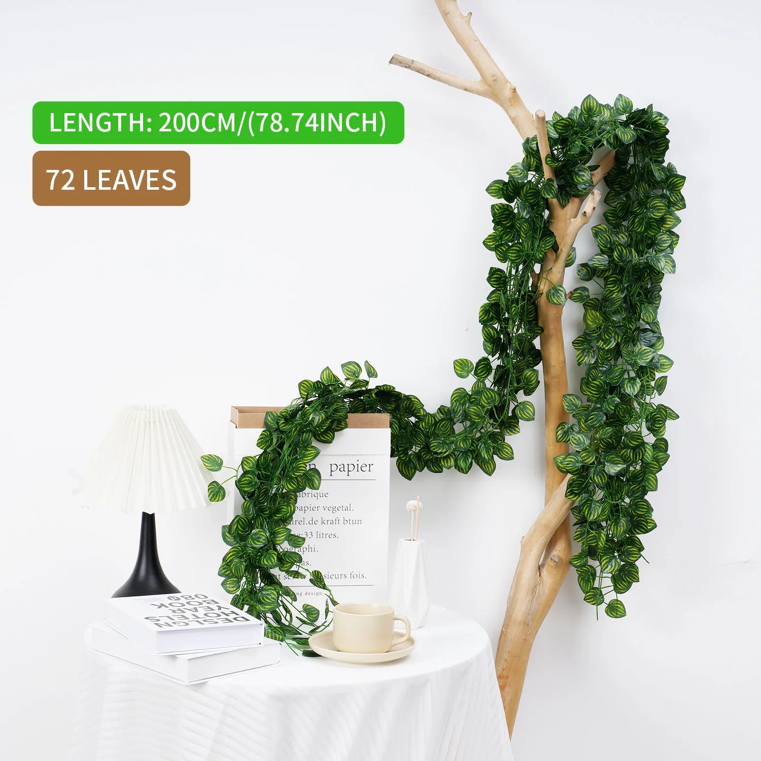 200cm Hanging Artificial Ivy Garland Bulk – Silk Leaf Creeper Greenery