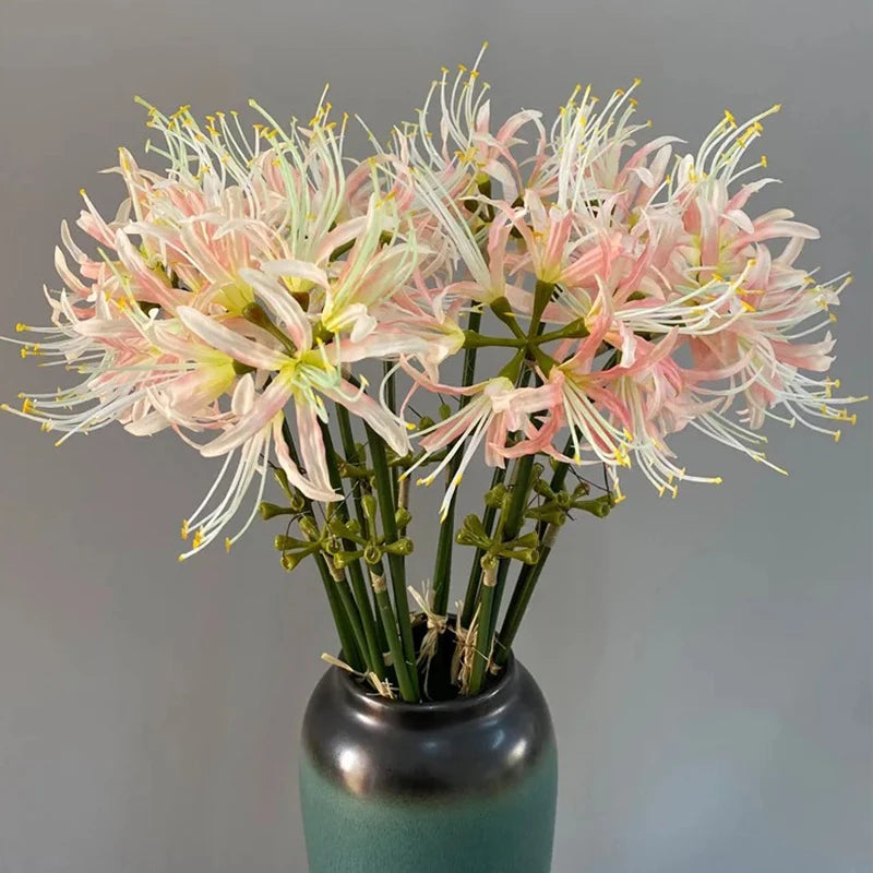 Artificial Higan Flower Long Branch Bulk – Silk Lycoris Orchid Stem