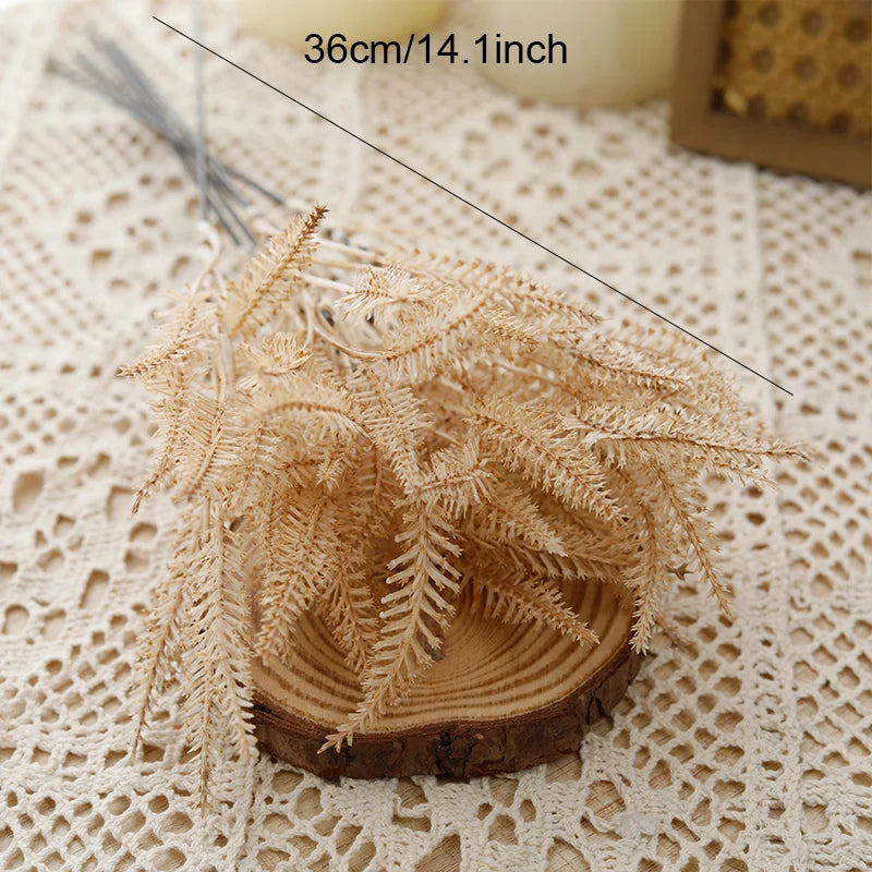 Artificial Prickly Ball Flowers – Brown Pom Pom Mum Fake Flower Branch