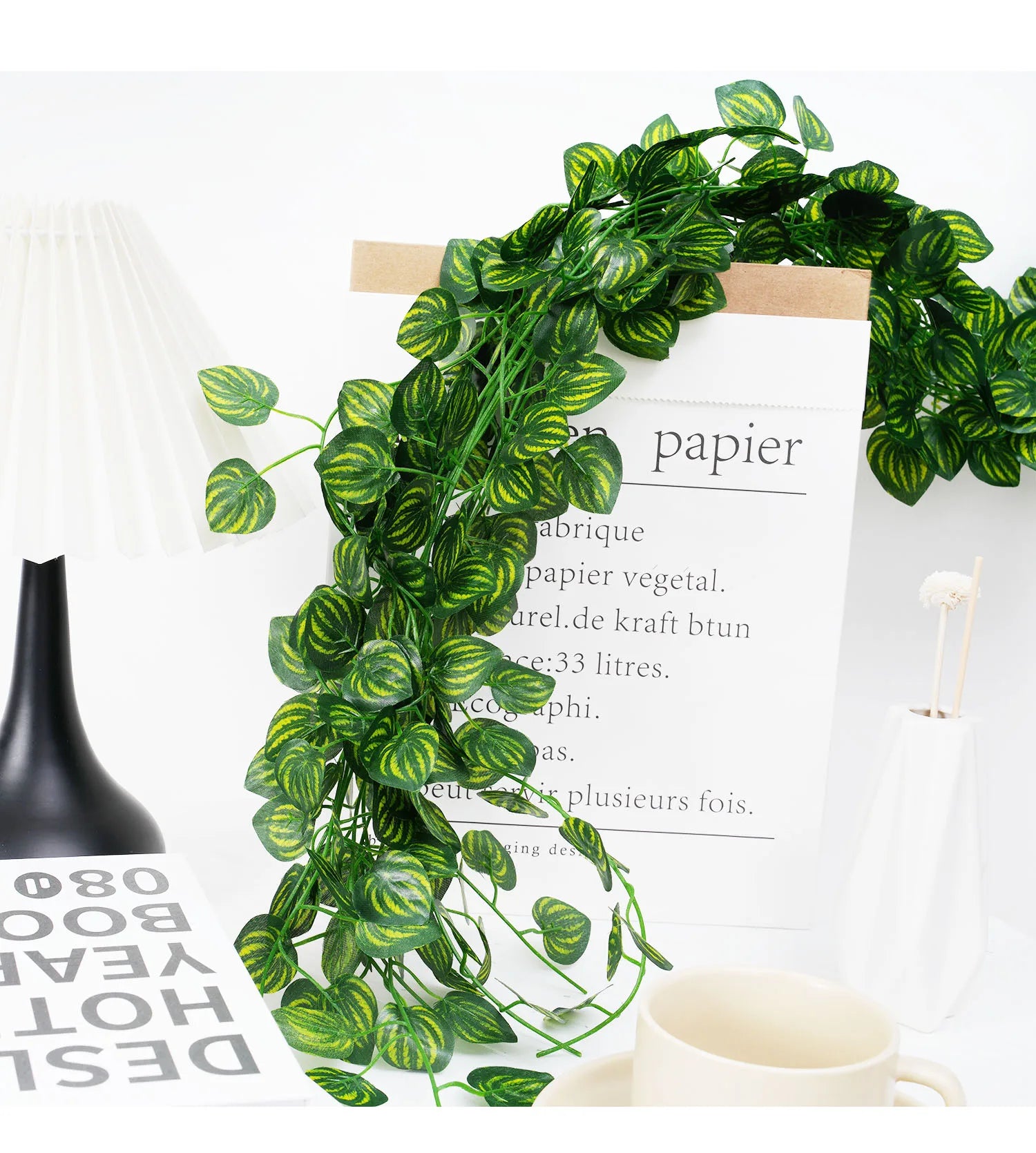 200cm Hanging Artificial Ivy Garland Bulk – Silk Leaf Creeper Greenery
