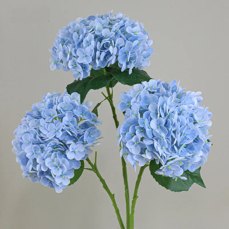 Real Touch Artificial Hydrangea Flowers Bulk – Large Latex Hydrangea Branches