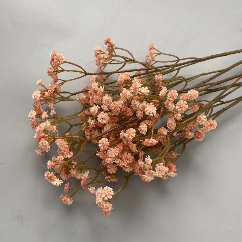 62CM Artificial Gypsophila Bouquet Bulk – Baby’s Breath Soft Rubber Silk Faux Flowers