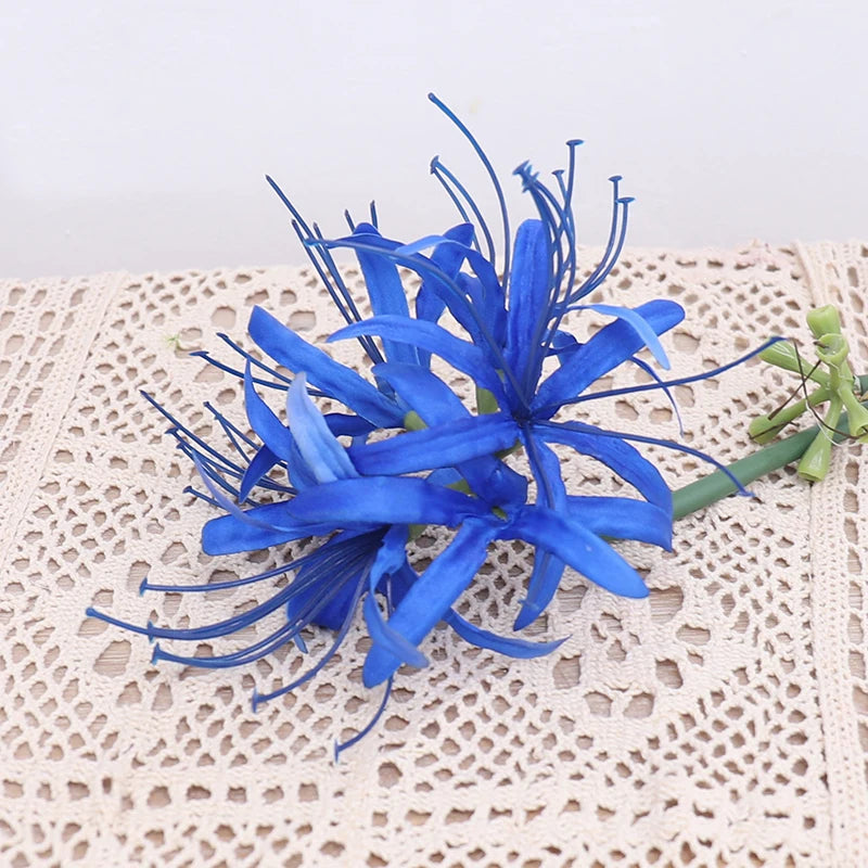 Artificial Higan Flower Long Branch Bulk – Silk Lycoris Orchid Stem