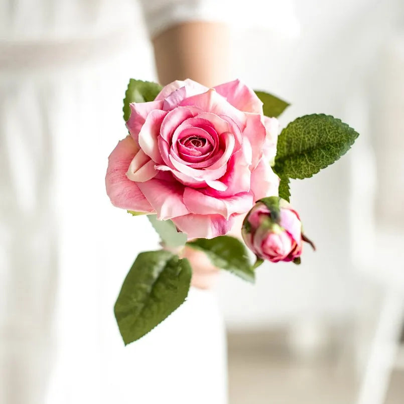 Real Touch Artificial Rose Stem