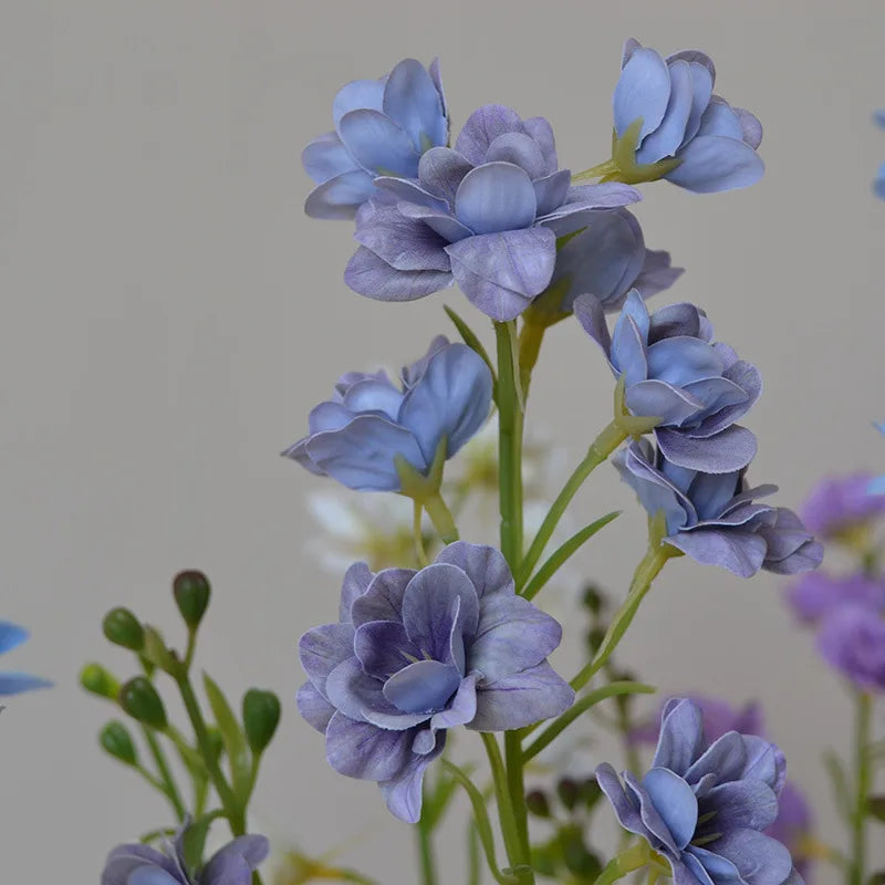 Bulk Real Touch Delphinium Flowers – Latex Silk (5PCS)