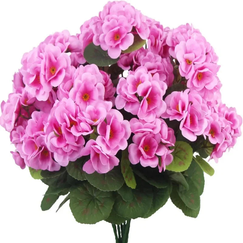 Fake Begonia Flower Plants Bulk – Artificial
