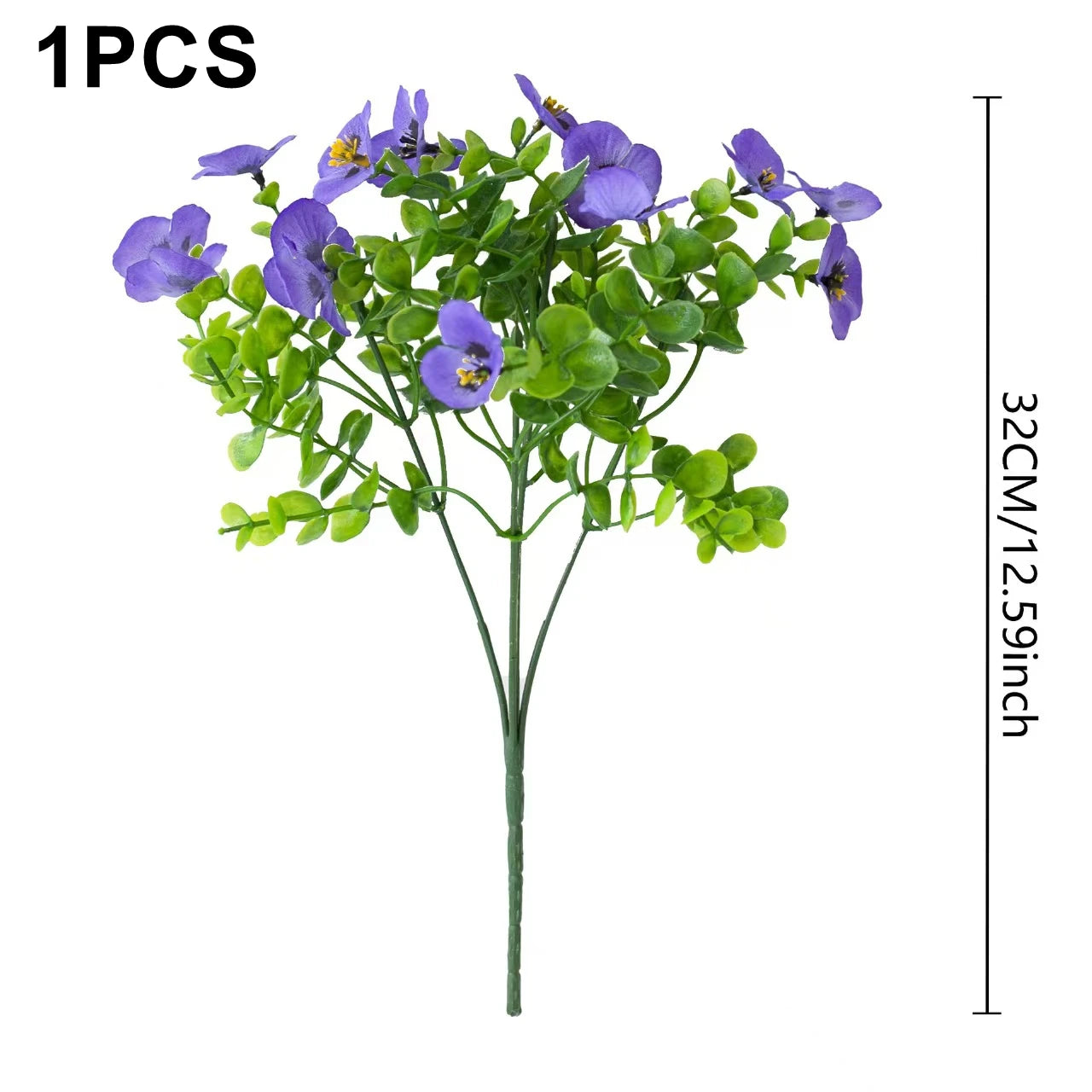 Bulk Artificial Pansy Silk Flower Bouquet