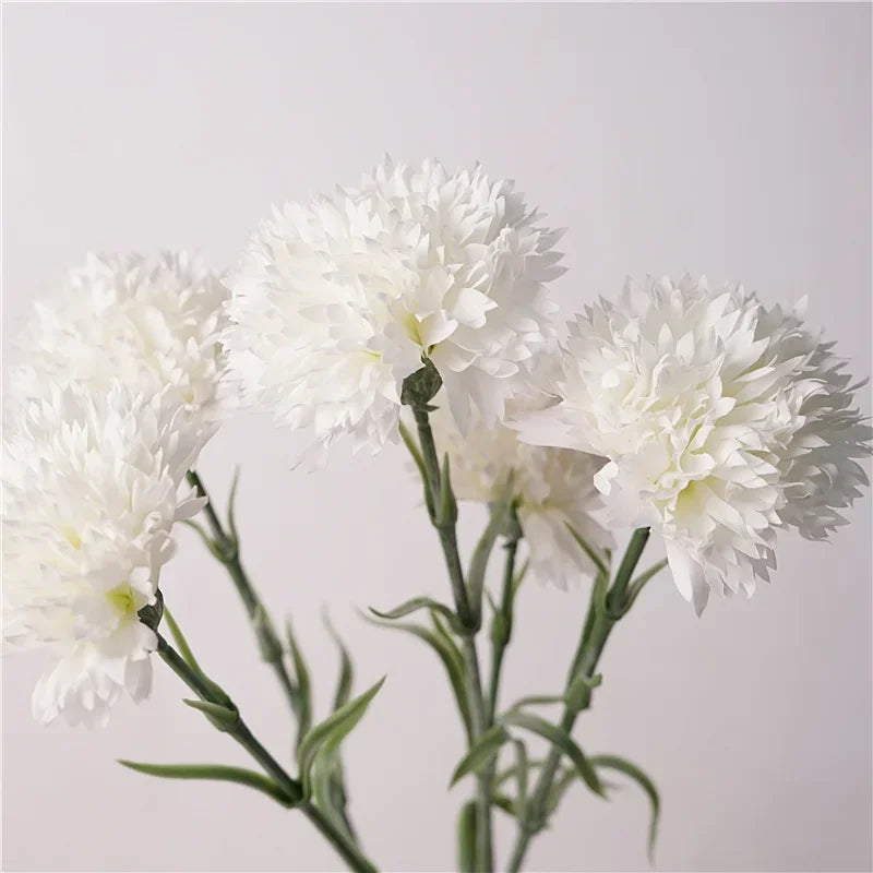 10PCS Real Touch Artificial Carnation Flowers – Latex