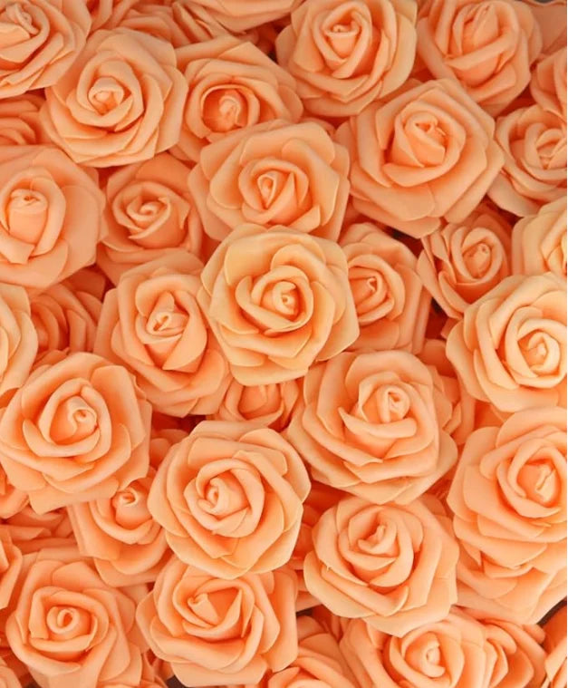 10/20/50PCS Artificial Foam Rose Flowers Bulk – PE Faux Rose Heads