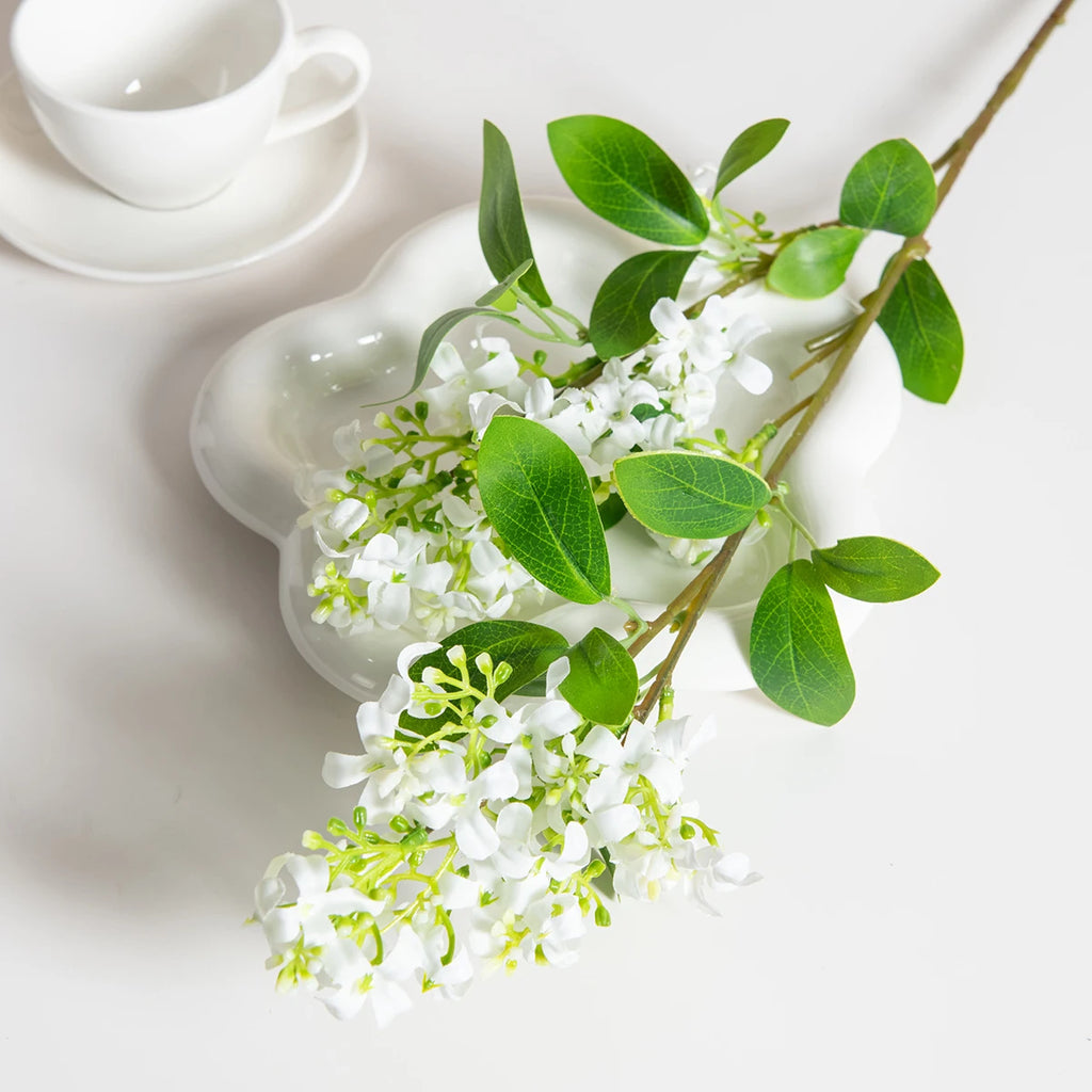 Artificial Lilac Silk Flower Branch