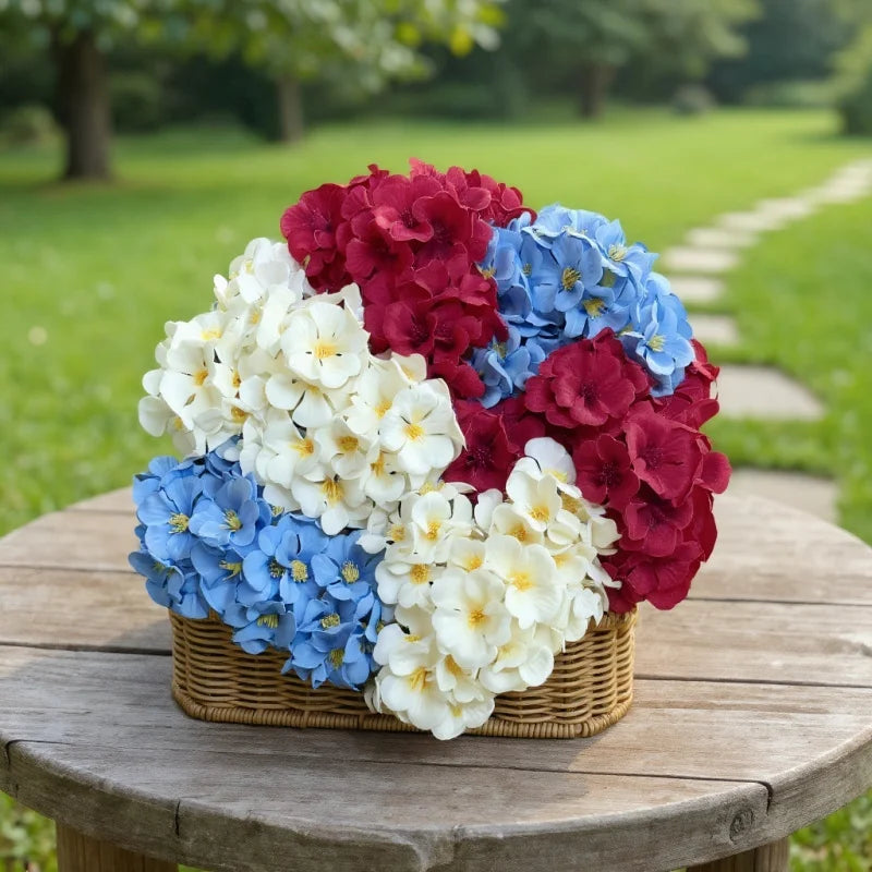 Artificial Geranium and Begonia Flowers Bulk Outdoor