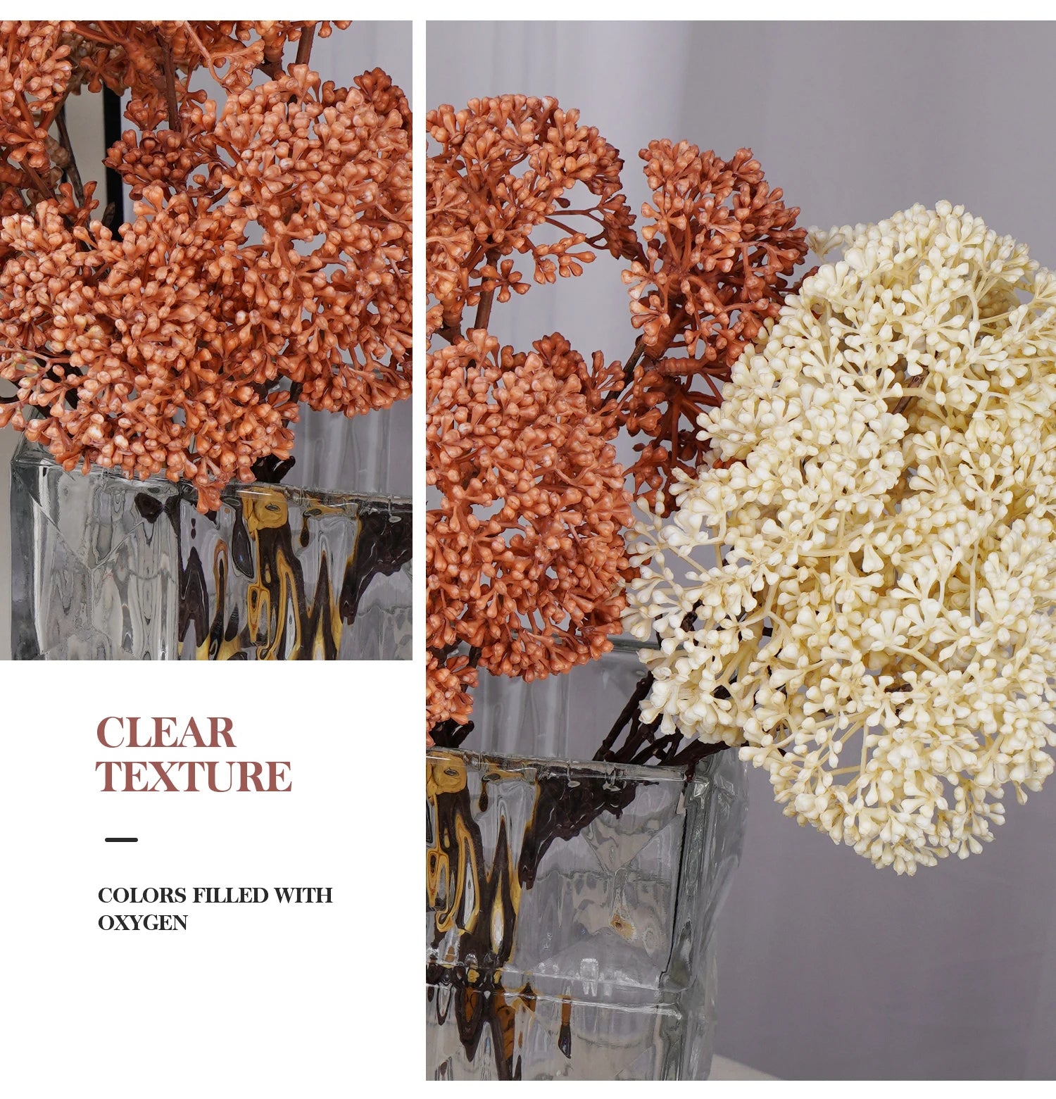 Artificial Millet Flower Bouquet Bulk – Silk Faux Rustic Grain Stems