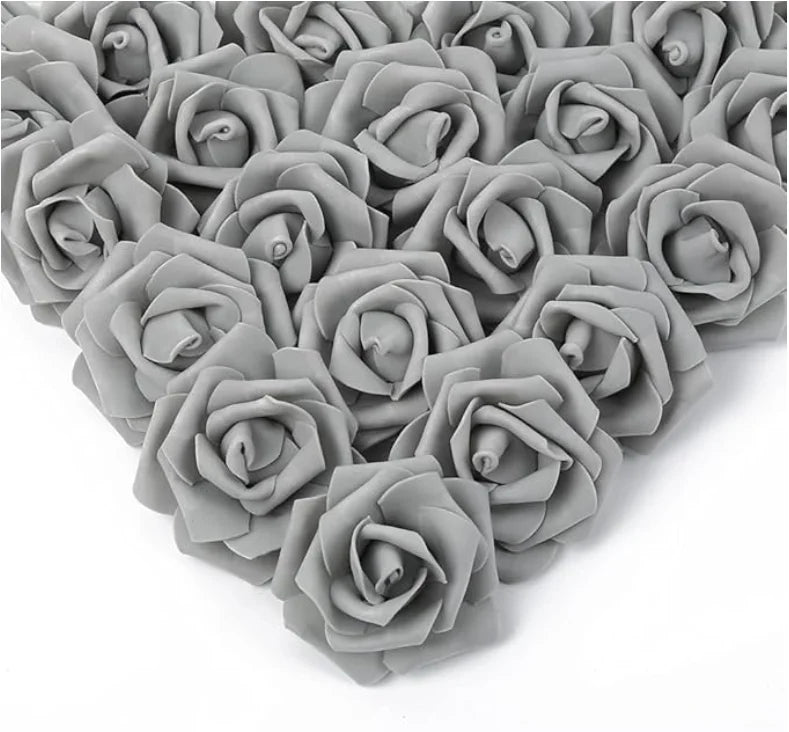 10/20/50PCS Artificial Foam Rose Flowers Bulk – PE Faux Rose Heads