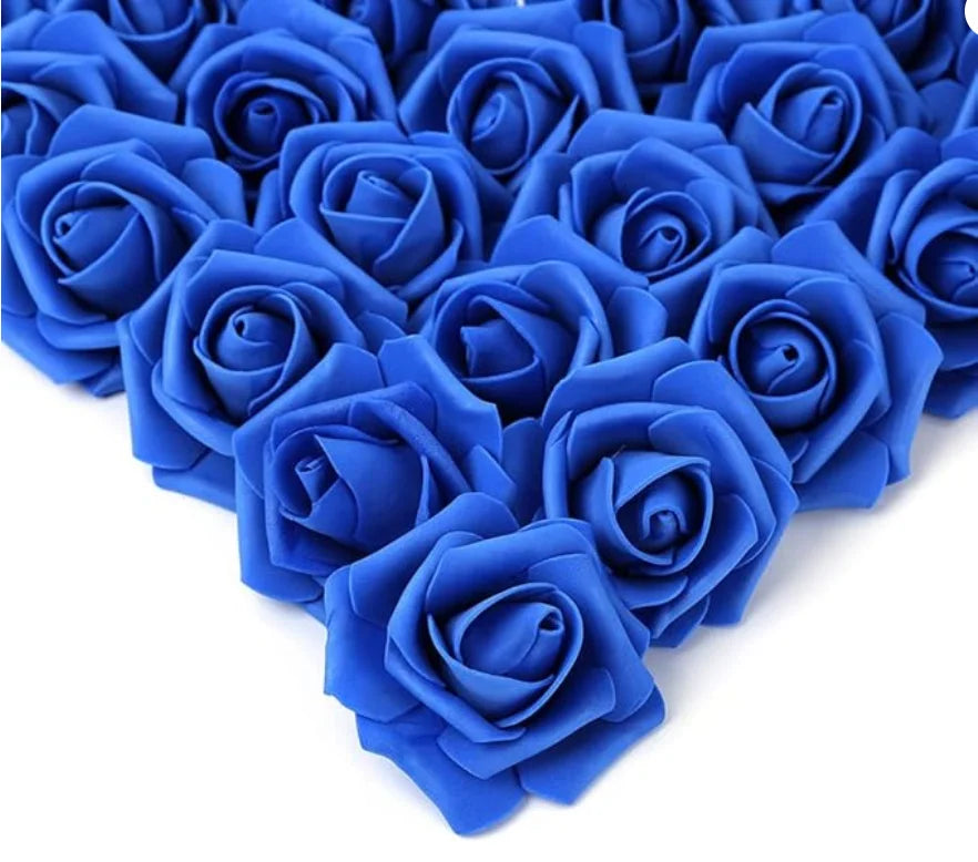 10/20/50PCS Artificial Foam Rose Flowers Bulk – PE Faux Rose Heads