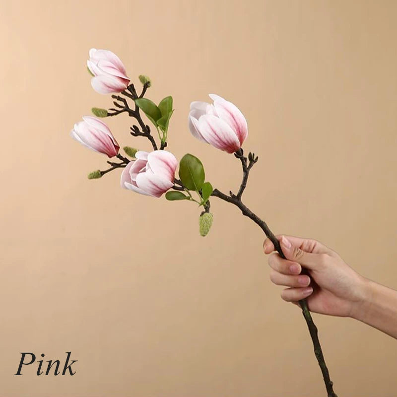 Artificial Magnolia Branch – Silk Artificial Flower Stems