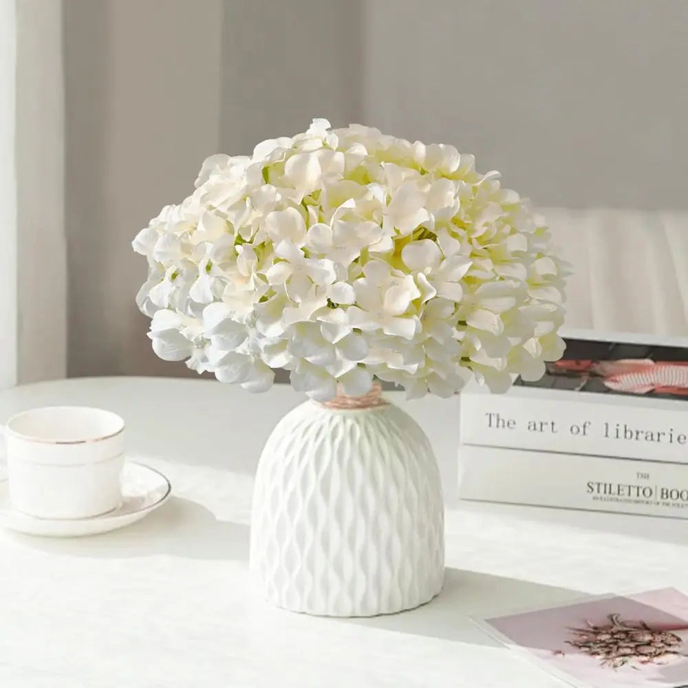 100PCS Artificial Hydrangea Stems – Bulk Faux Flowers