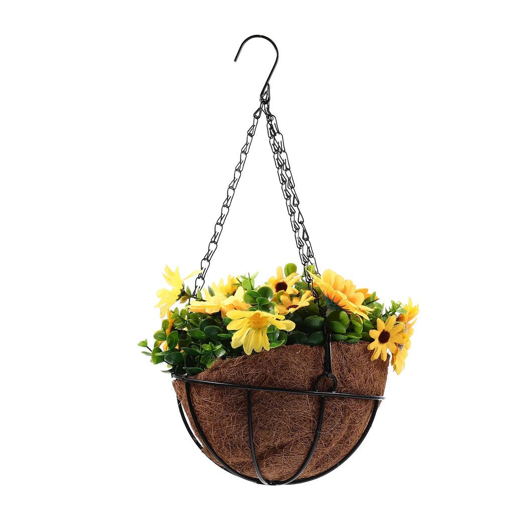 Sunflower Hanging Basket – Outdoor Garden Decor