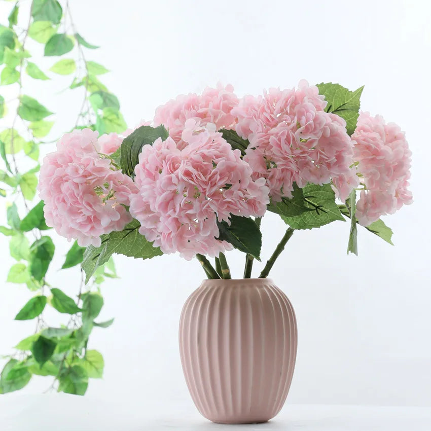 Real Touch Artificial Hydrangea Flowers Bulk – Large Latex Hydrangea Branches