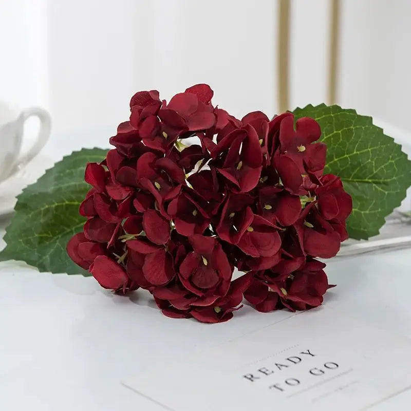 Bulk Artificial Silk Hydrangea Bouquet – Realistic Faux Hydrangea Flowers