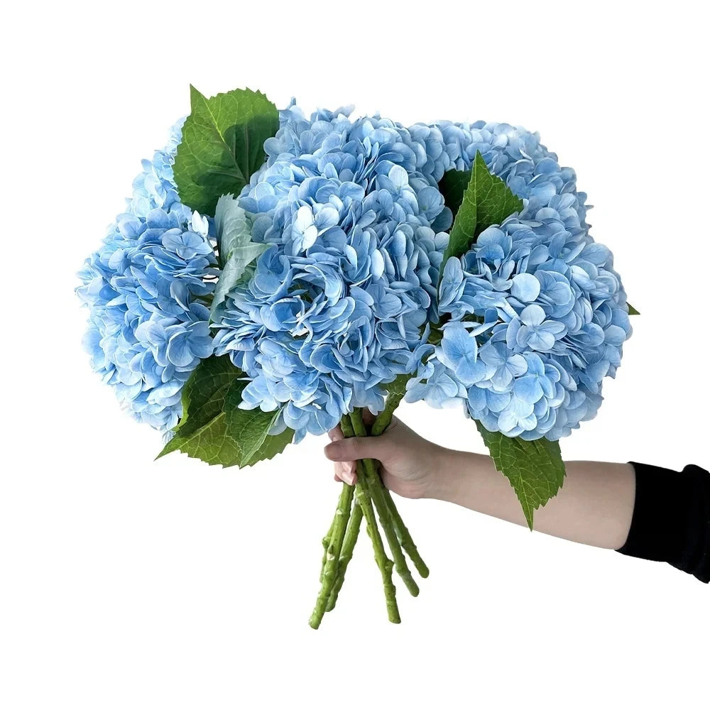 Bulk Artificial Silk Hydrangea Bouquet – Realistic Faux Hydrangea Flowers