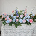 Artificial Rose & Delphinium Arch Arrangement Bulk – Silk Floral Backdrop Row