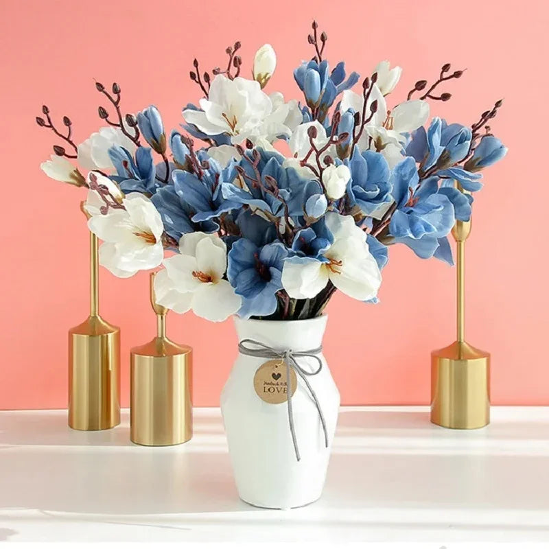 Artificial Magnolia Bouquet – Silk Bridal Wedding Flowers
