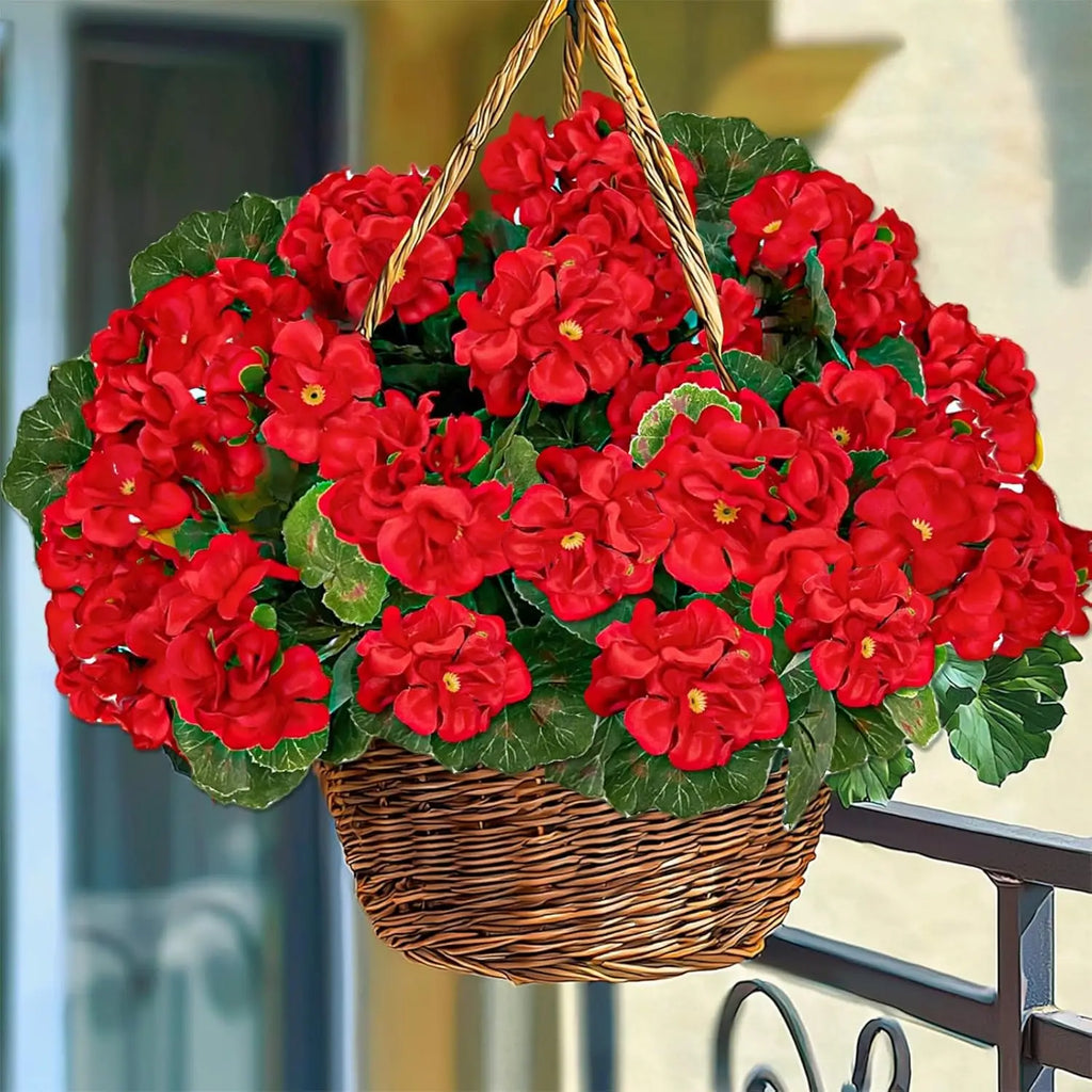 Artificial Begonia Flower Plant Bulk- Outdoor