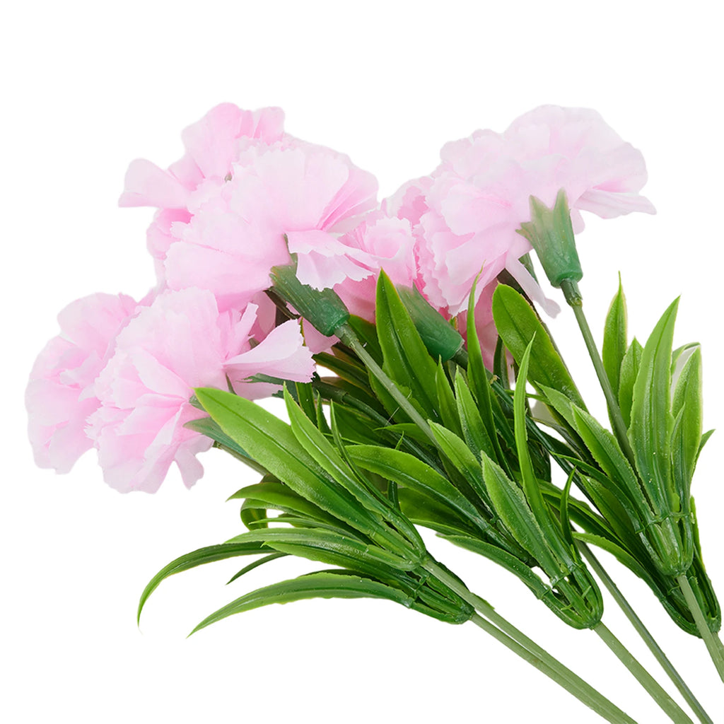 Artificial Red Geranium & Azalea Flower Bush – UV Resistant Silk Faux Outdoor Plants for Garden, Home Decor, Wedding & Event Decoration
