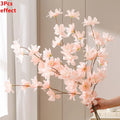 Artificial Sakura Cherry Blossom Bouquet (1/3 PCS) – Silk Cherry Blossom Flowers