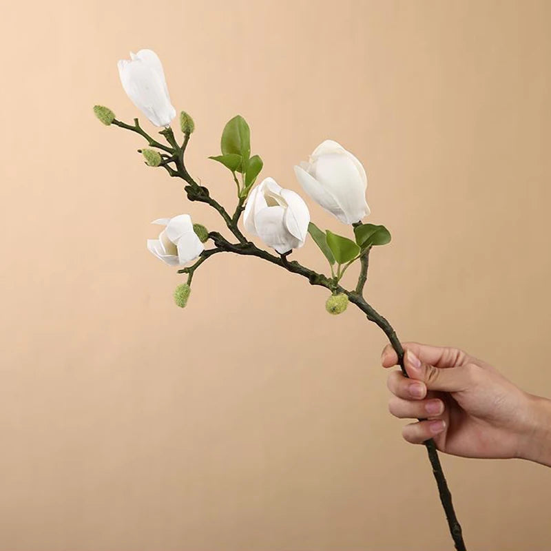 Artificial Magnolia Branch – Silk Artificial Flower Stems
