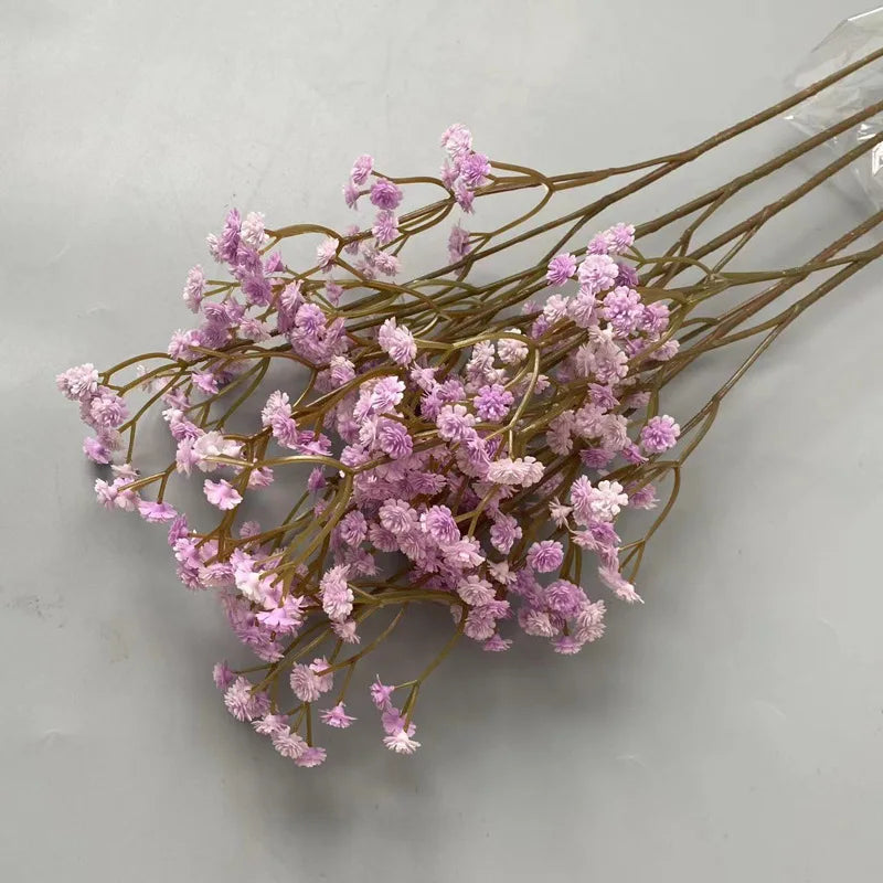 62CM Artificial Gypsophila Bouquet Bulk – Baby’s Breath Soft Rubber Silk Faux Flowers