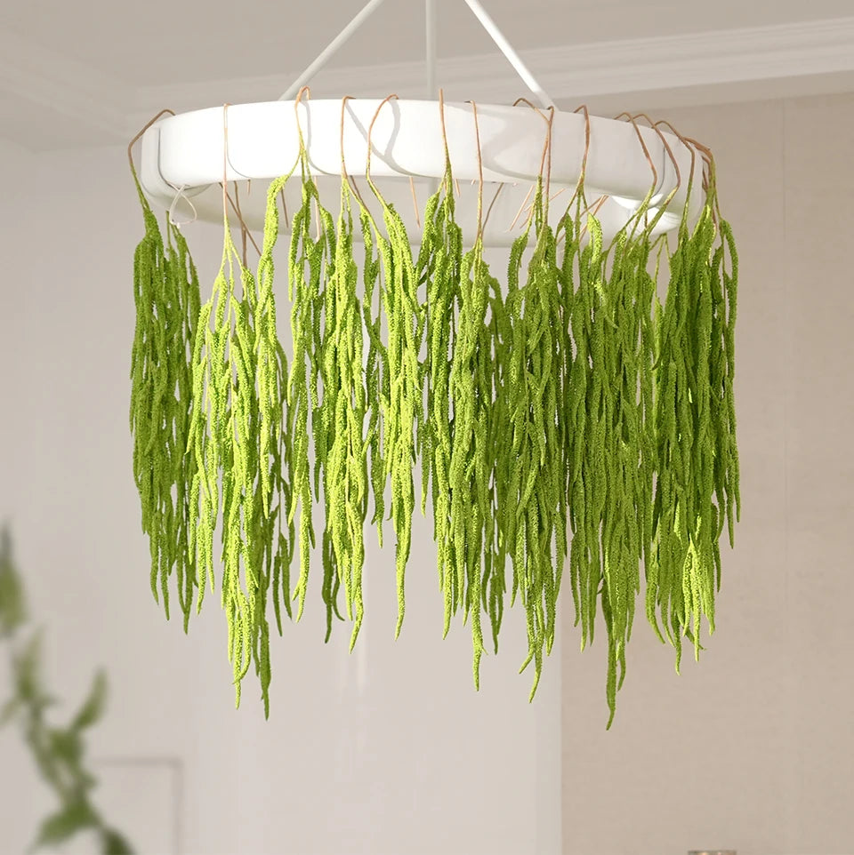 Artificial Green Foxtail Vine – Hanging DIY Floral Grass