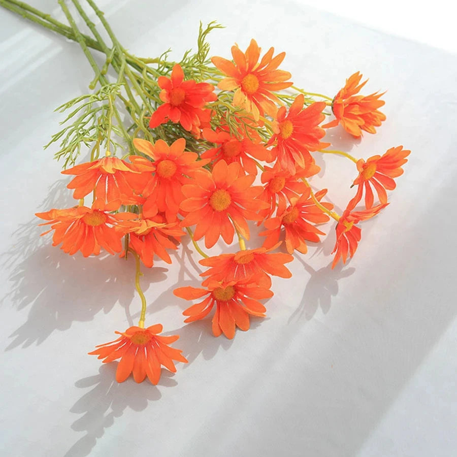 Bulk Artificial Chamomile Daisy Bouquet – 5 Heads