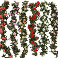 Artificial Rose Vine Silk Garland