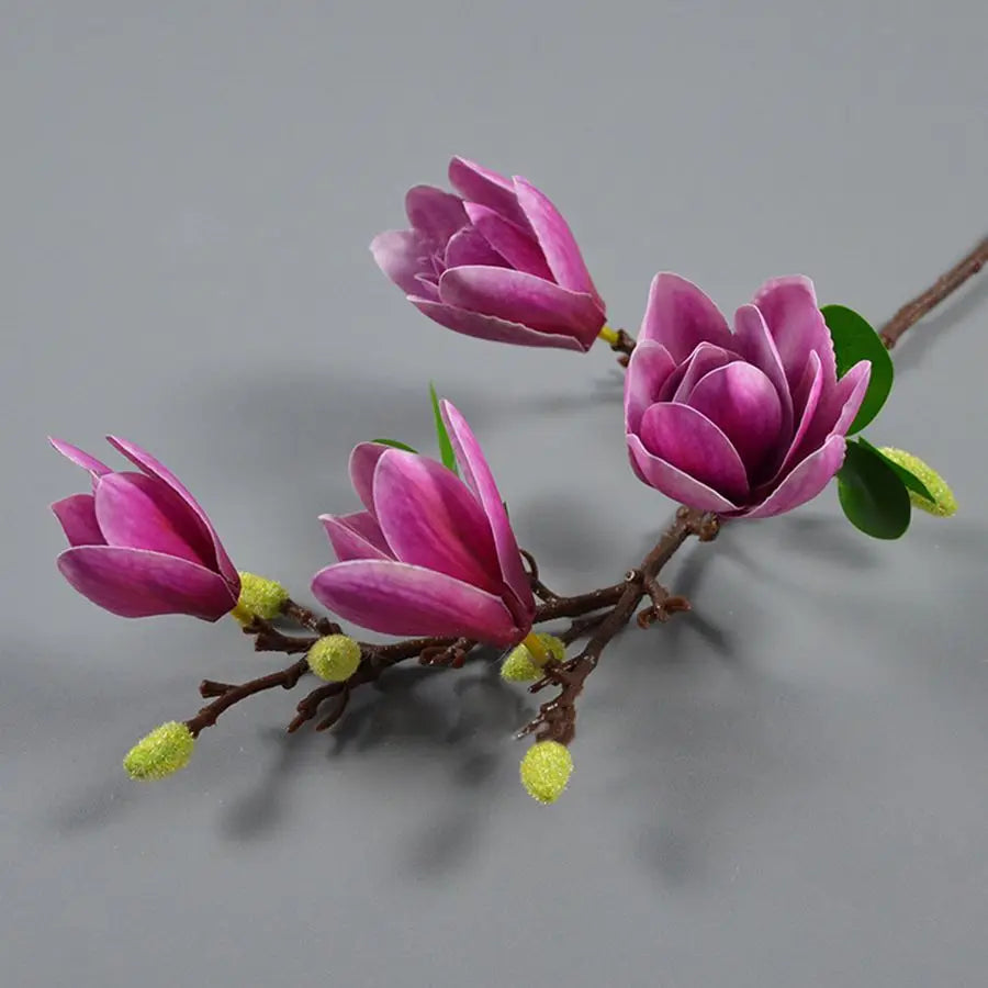 Artificial Magnolia Silk Branch Stem