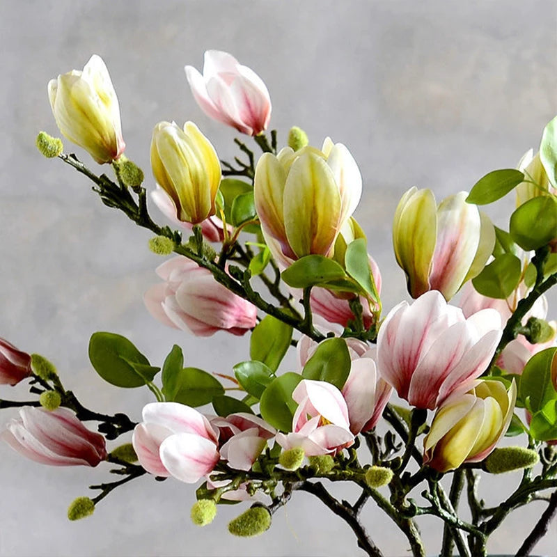 Artificial Magnolia Branch – Silk Artificial Flower Stems