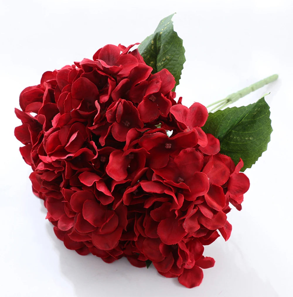 10PCS Artificial Hydrangea Flowers Bouquet – Silk Bulk Artificial Hydrangea Stems