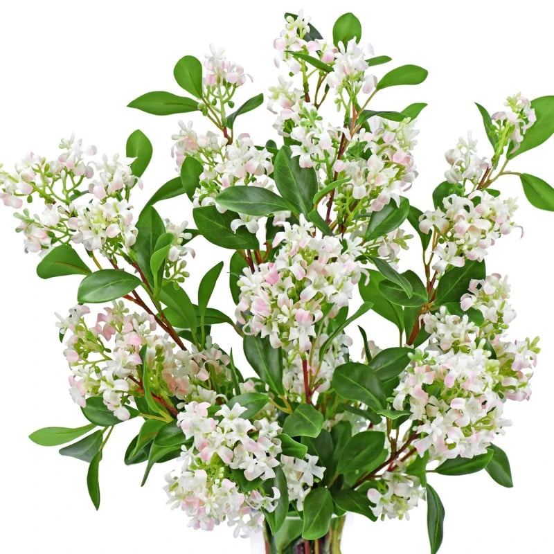 1/5PCS Silk Artificial Lilac Flowers Bulk – Realistic Faux Lilac Branches