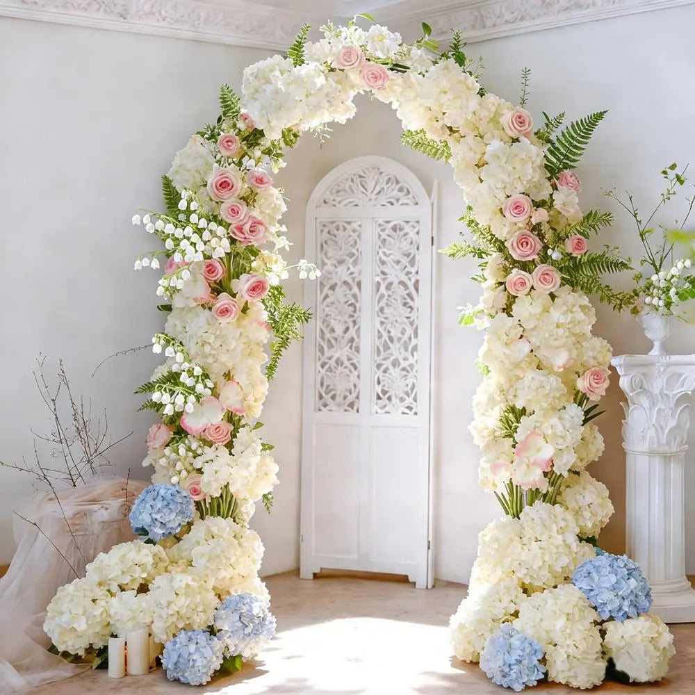 100PCS Artificial Hydrangea Stems – Bulk Faux Flowers