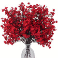 Artificial Baby’s Breath Gypsophila Bouquet – Silk Faux Flowers for Home Decor, Wedding Centerpieces, Christmas & New Year DIY Party Decorations