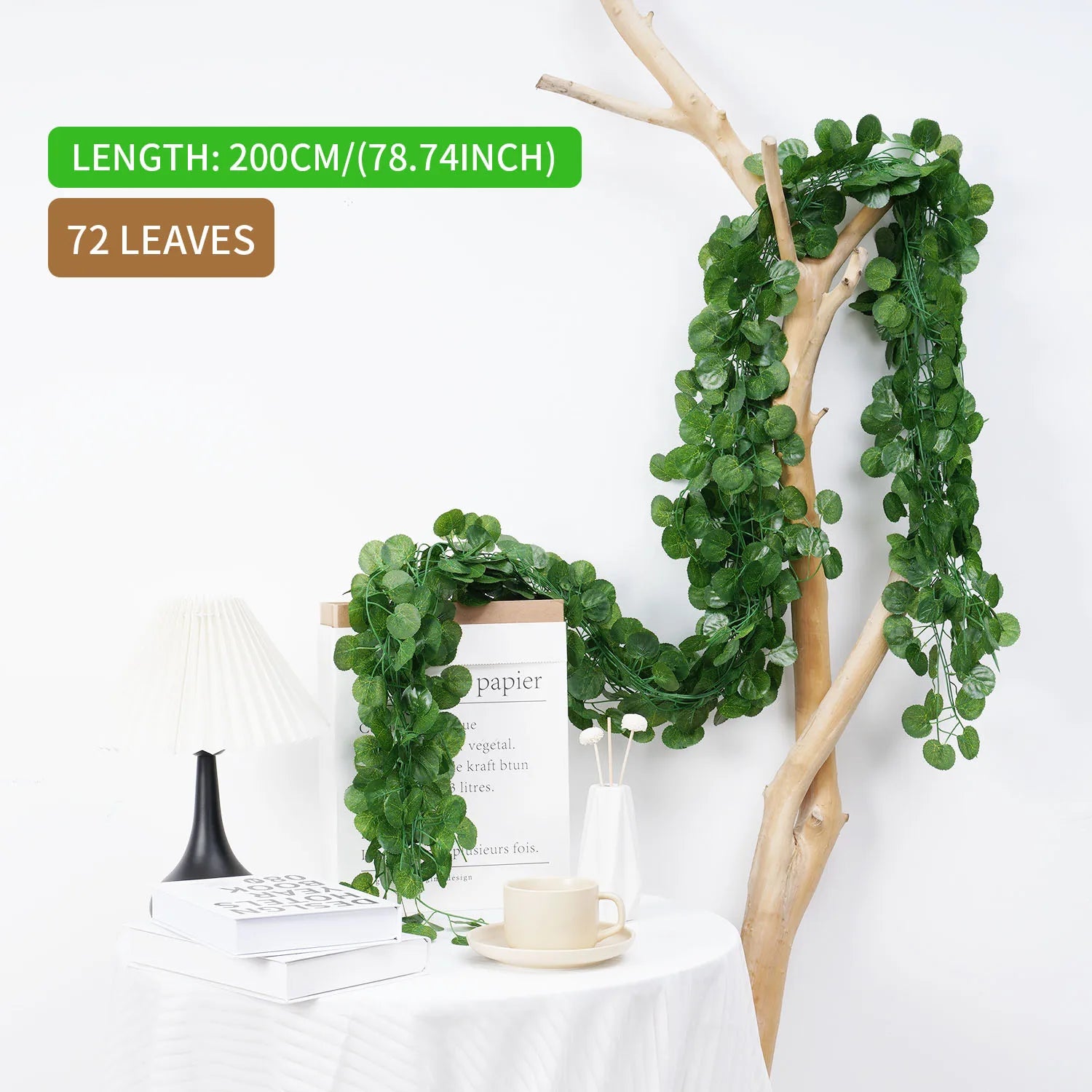 200cm Hanging Artificial Ivy Garland Bulk – Silk Leaf Creeper Greenery