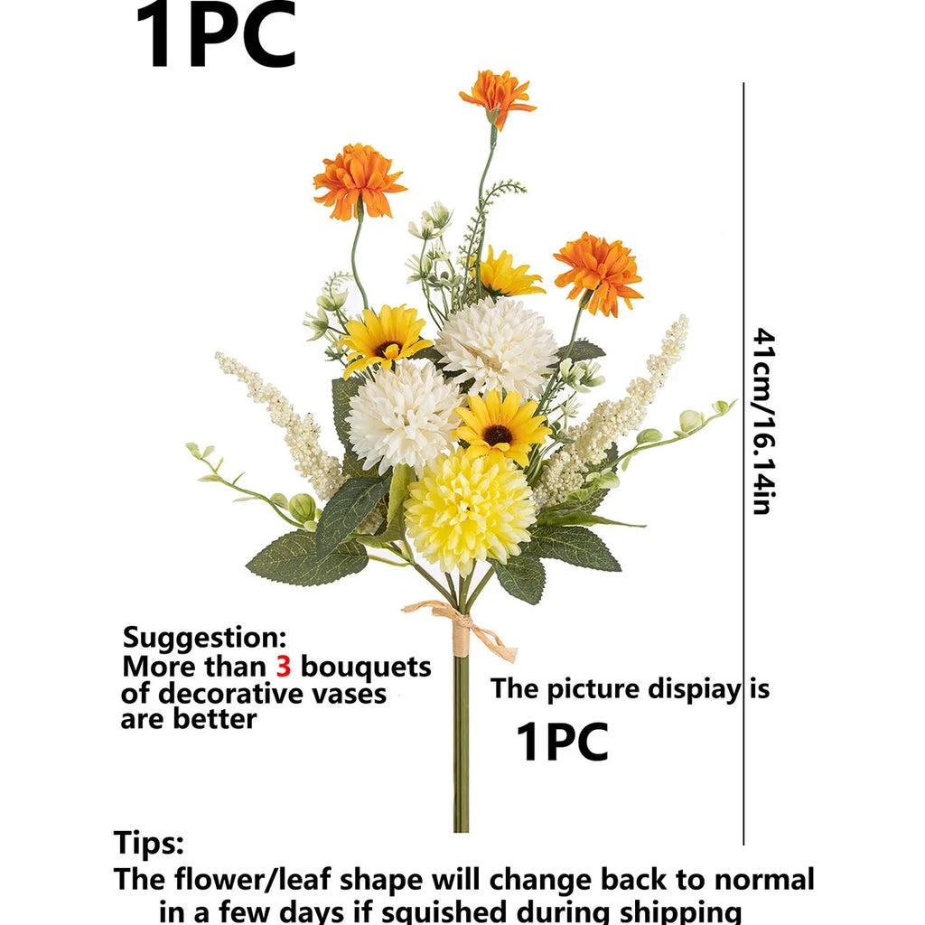 Artificial Chrysanthemum Bubble Bouquet