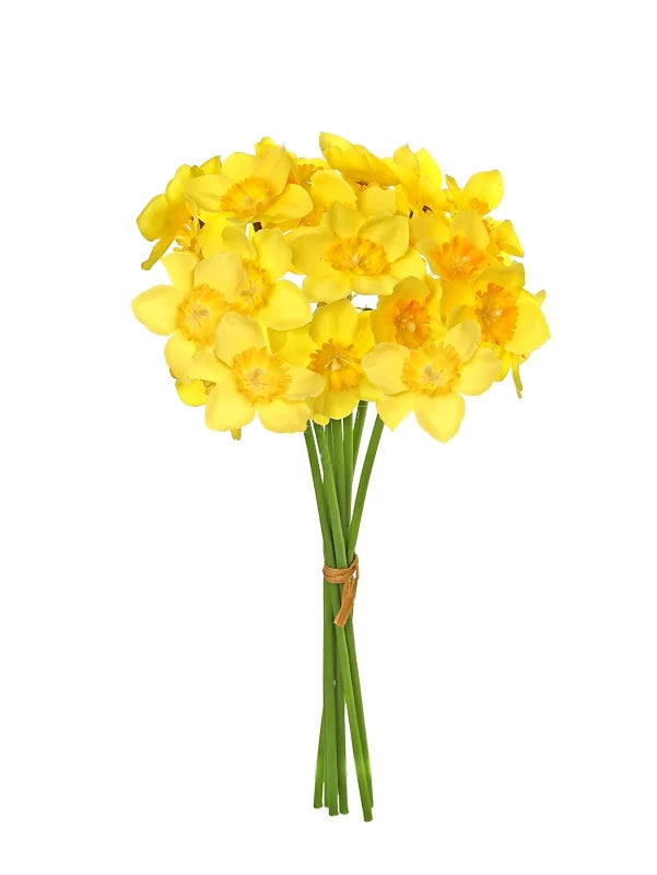 Bulk Artificial Daffodil Stems Silk