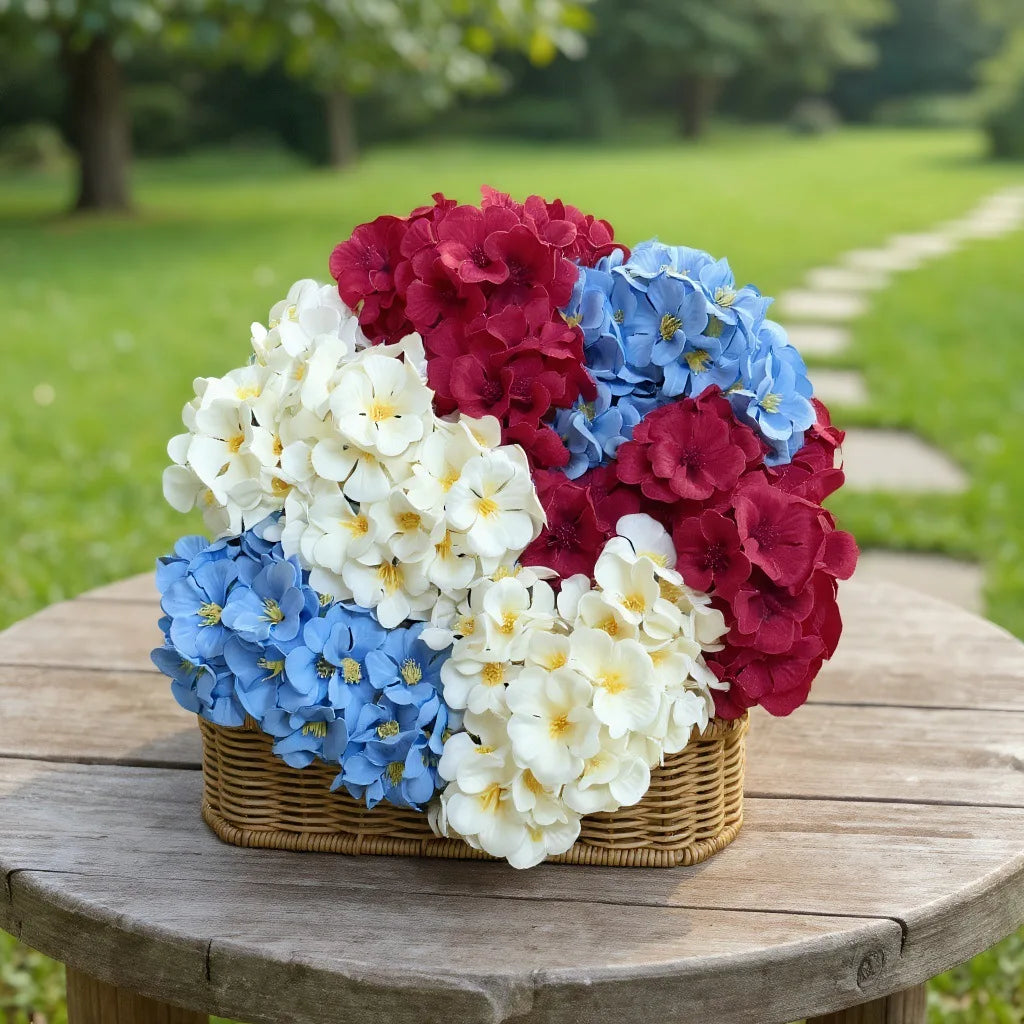Artificial Geranium and Begonia Flowers Bulk Outdoor
