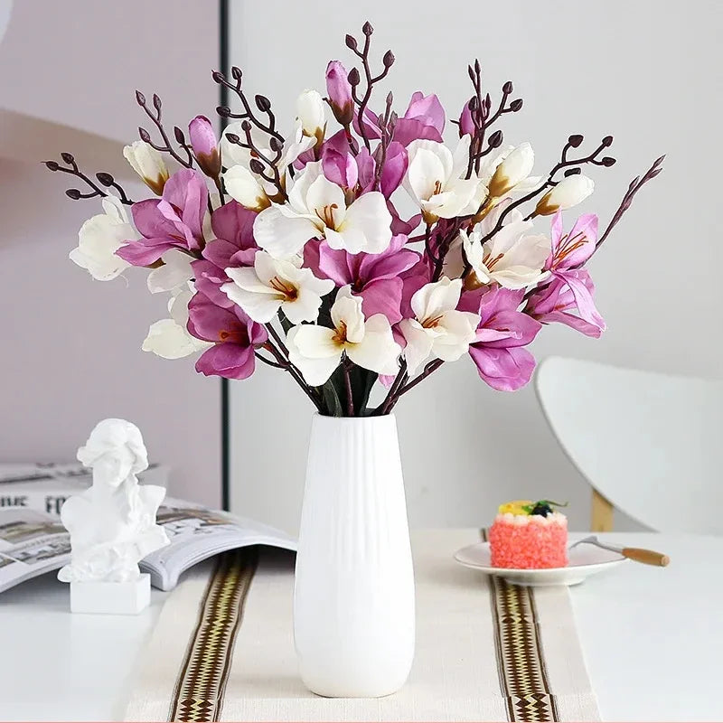 Artificial Magnolia Bouquet – Silk Bridal Wedding Flowers