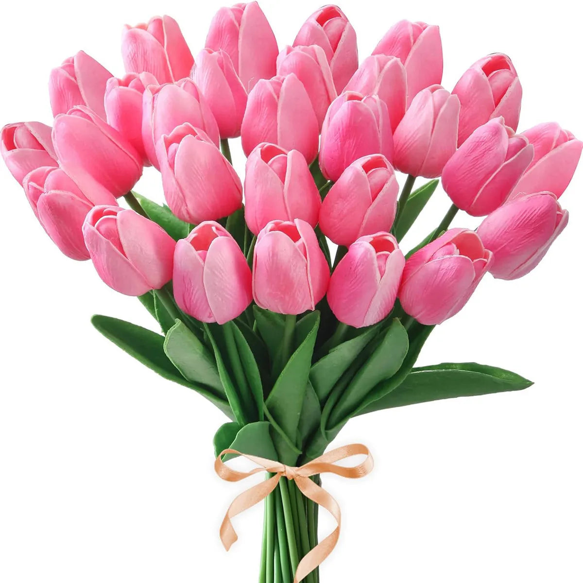 Real Touch Artificial Tulip Flowers Bulk (10/30pcs) – Premium Latex Faux Tulips