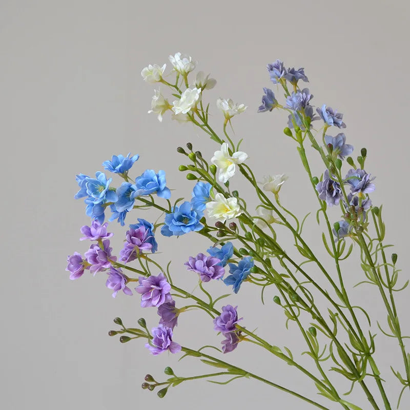 Bulk Real Touch Delphinium Flowers – Latex Silk (5PCS)